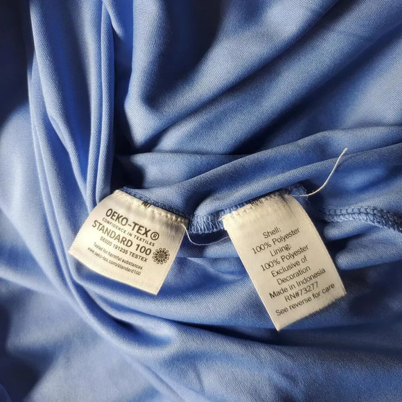 NWT LC Lauren Conrad Floral Print Pleated Empire Waist Chiffon V-Neck Midi Dress - Picture 11 of 16